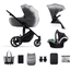Kinderkraft Barnvagn Prime2 3in1 Mink Pro Shadow Grey
