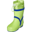 Playshoes  Gumové boty Basic lemované zelenou