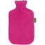 fashy Bottiglia dell'acqua calda 2L con copertura in pile in magenta