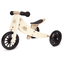 Kinderfeets ® 2-i-1 trehjulet cykel Tiny Tot, creme
