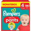 Pampers Baby-Dry Pants, taglia 4 Maxi, 9-15 kg, confezione mensile (1 x 180 pannolini)