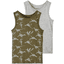 name it Tank top 2-pack Dino Olive Night 