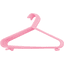 BIECO tøjbøjle i kunststof, 8 stk. i rosa