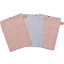 WÖRNER SÜDFROTTIER Tvätthandske lama rosa 3-pack 