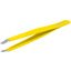 canal® hårpincett snedställd, gul rostfri 9 cm