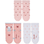 Sterntaler Vauvan sukat 3-pack sydämet/hiiri vaaleanpunainen  
