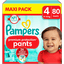 Pampers Couches culottes Premium Protection Pants taille 4 9-15 kg maxi pack 1x80 pièces