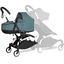 BABYZEN Kinderwagen YOYO 0+ connect White mit Liegewanne Aqua