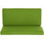 Schardt Asiento y respaldo tapizado en verde para cambiador de armario Holly