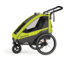 Qeridoo® Remorque de vélo enfant Sportrex2 édition limitée Lime Green