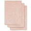 jollein Paños para bebé Snake pale pink 3 unidades