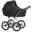 BabyDan Osłona przeciwdeszczowa na wózek, kolor czarny