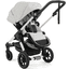 Emmaljunga Kinderwagen NXT60 Silver/Lounge Leatherette White 3.0