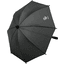 Altabebe parasoll rund mørk grå