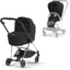 cybex PLATINUM Kombikinderwagen New Mios Chrome Black Sepia Black