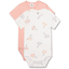 Sanetta Bodysuit Twin Pack Jirafa off white /pink 