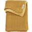 Meyco Babydecke gestrickt Herringbone honey gold velvet 100 x 150