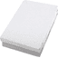 Alvi ® utstyrt ark dobbelpakke hvit / sølv 70 x 140 cm 