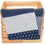 Ullenboom Knuffel deken Ankerblauw 70x100 cm 