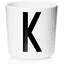 Design Letters Kinderbecher Eco 175 ml, mit Buchstabe K