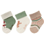 Sterntaler Calcetines de bebé 3-pack Navidad eucalipto