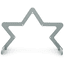 Sterntaler Arco de juegos forma de estrella gris madera
