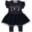 Dirkje 2tlg Set Kleid + Hose Frühling, Sommer dunkelblau
