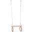 small foot  ® Trapeze med gymnastikringar i trä