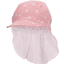 Sterntaler Peaked Cap med nakkeskærm med prikker Pale Pink 
