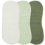 MEYCO Axelduk XL 3-pack Off white /Soft Green / Forest Green 