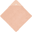 LÄSSIG Hupullinen kylpypyyhe musliini pisteitä vaaleanpunainen