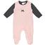 Feetje Ensemble grenouillère et t-shirt enfant manches longues pois rose