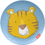 sigikid ® Assiette en mélamine Tiger bleu 