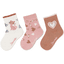 Sterntaler Ponožky 3-pack cat pink  