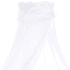 babybay Nebesa bílá/bílá 200 x 135 cm