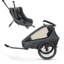 Qeridoo® Kidgoo 1 lasten polkupyörävaunu laivastonsininen ja lasten turvaistuin tummanharmaa 2023