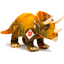 Teddy HERMANN® Dinosaurier Triceratops 42 cm