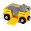 BRIO® WORLD Figurine wagon et éléphant Safari bois 33969