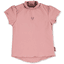 Sterntaler Plavkové tričko s krátkým rukávem Heart Pale Pink 