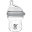 haakaa® Babyflaske glasflaske, generation 3 90 ml i grå