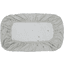 KINDSGUT Hoeslaken in mousseline, stippen, lichtgrijs, 120 x 60 cm