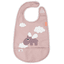 Done by Deer ™ Velcro Bib Happy clouds vaaleanpunainen