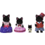 Sylvanian Families ® Minipoppen Zwarte katten familie