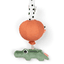 Done by Deer ™ Doudou musical Happy clouds Croco vert