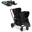 ABC DESIGN Duo Kinderwagen Zoom Black/Black incl. Wheelblades