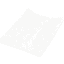 JULIUS ZÖLLNER výměnná podložka 2-klínová folie uni bílá 50 x 65 cm 