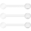 reer Loquet de sécurité 3 pcs blanc