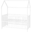 kindsgard Lit cabane enfant dromjehus bois blanc 70x140 cm