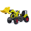 rolly®toys Tracteur enfant pédales rollyFarmtrac Premium II Claas Arion 660 pelle avant roues gonflables