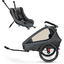 Qeridoo® Kidgoo 2 cykelanhænger til børn Marineblå med autostol mørkegrå 2023